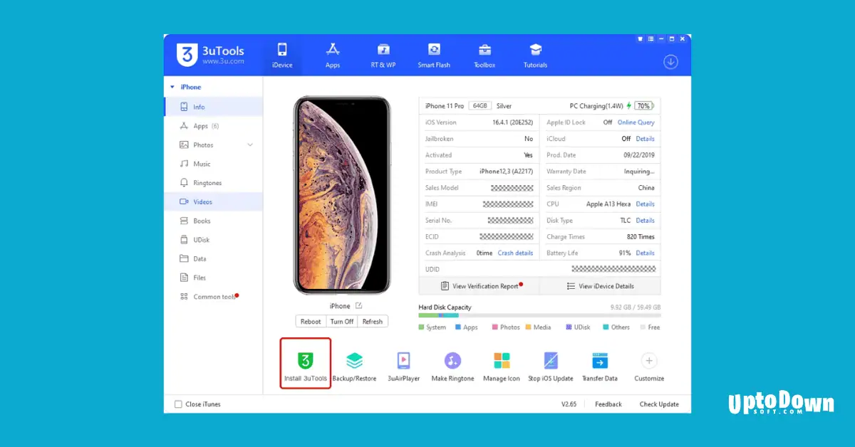 3uTools for Mac Download (2025 Latest) screenshot 3