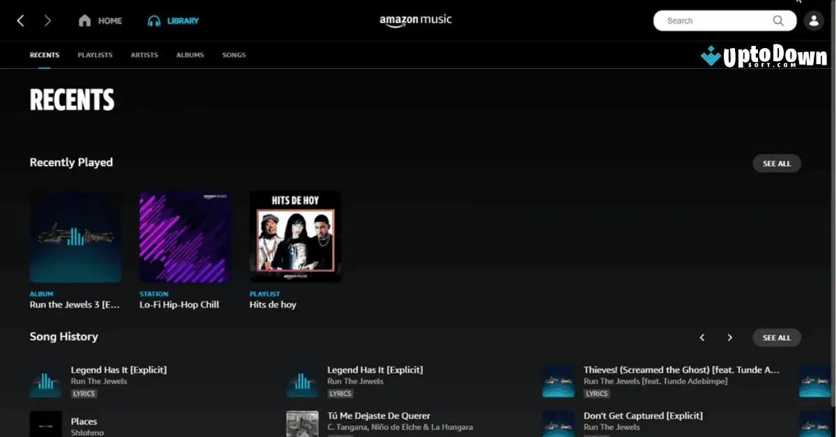 Amazon Music for Mac Download (2026 Latest) screenshot 3
