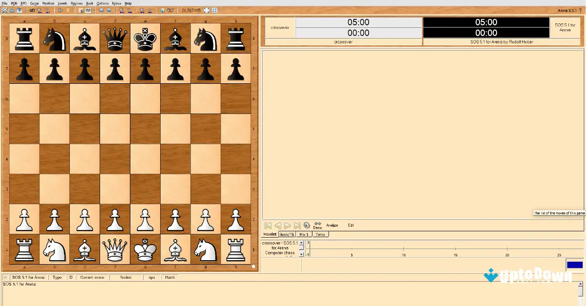 Arena Chess GUI Free Uptodown Download 2026 screenshot 3