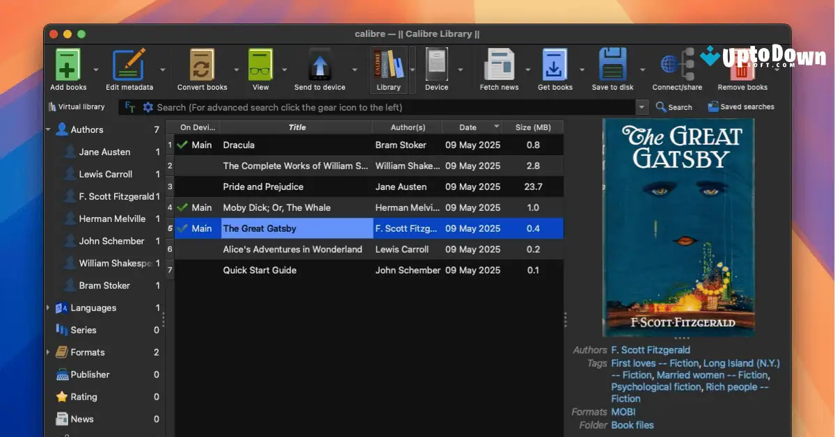 Calibre for Mac Download (2026 Latest) screenshot 1