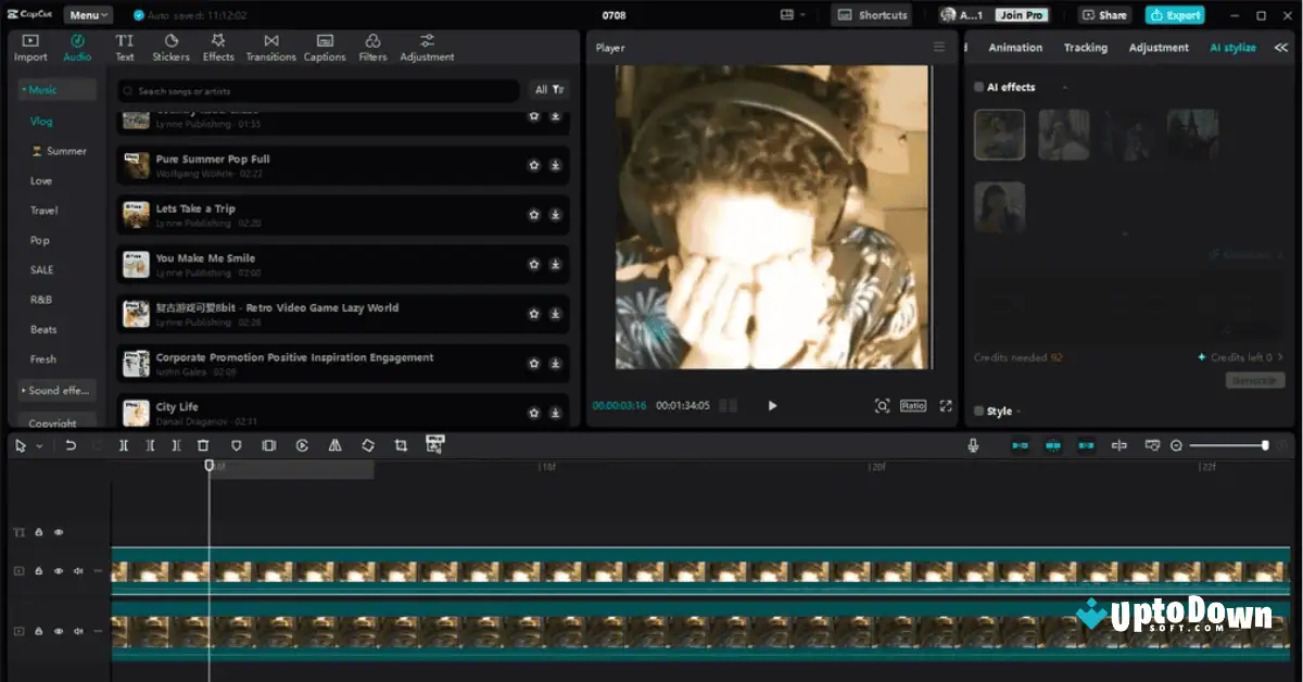Capcut Uptodown Version 1.4 Download Uptodown screenshot 2