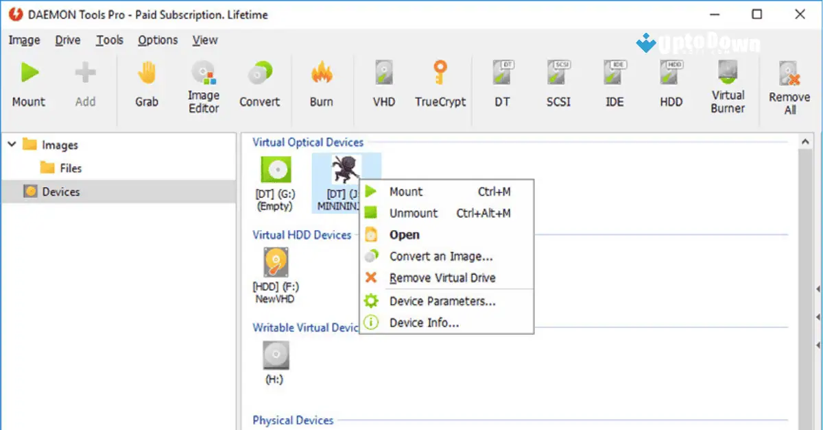 DAEMON Tools Pro Download (2025 Latest) screenshot 1