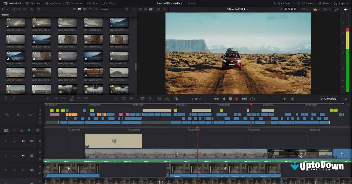 DaVinci Resolve Uptodown Free Download Latest in 2026 screenshot 1