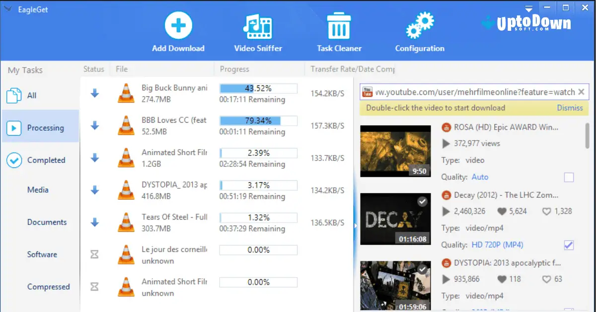 EagleGet Download (2025 Latest) for Win 11/10 screenshot 1