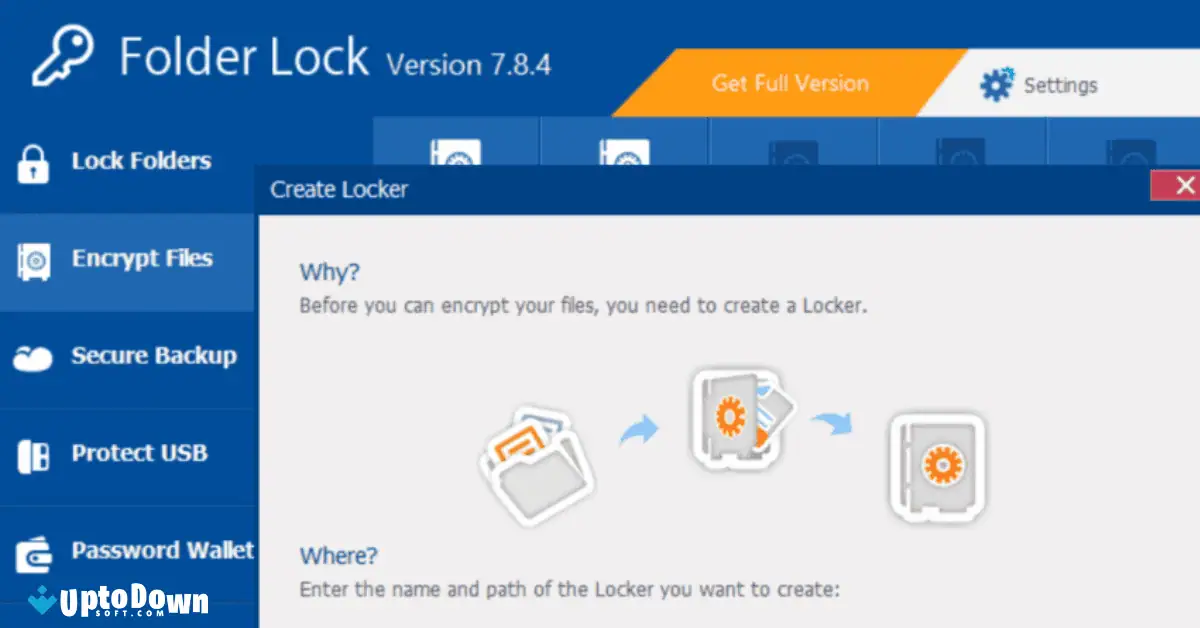 Folder Lock Download (2025 Latest) screenshot 1