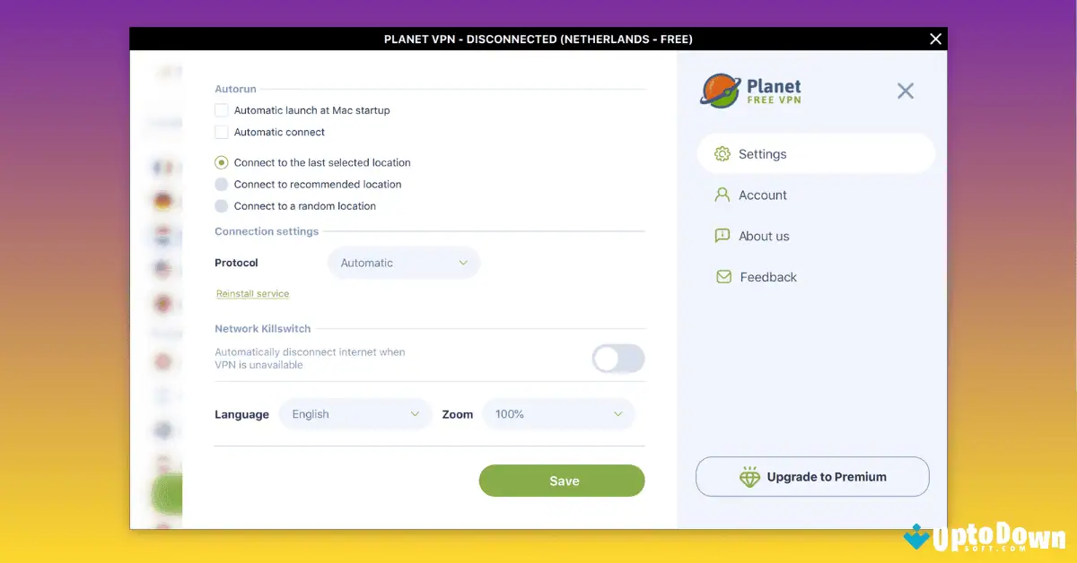 Free VPN Planet for Mac Uptodown 2026 screenshot 2