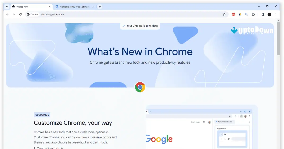 Download Google Chrome Uptodown PC Free 64-bit screenshot 1