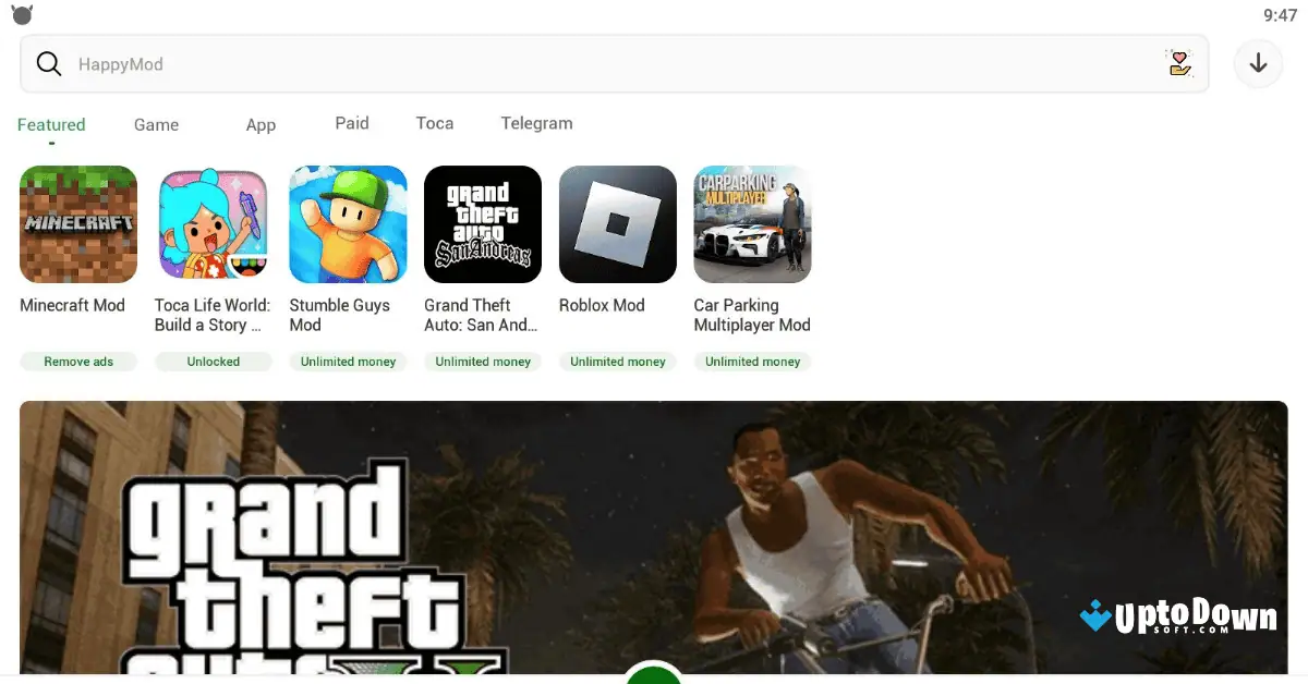 Happymod for PC Download Uptodown 2026 screenshot 2