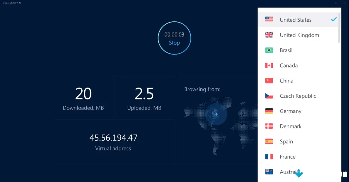 Hotspot Shield VPN Download (2025 Latest) screenshot 2