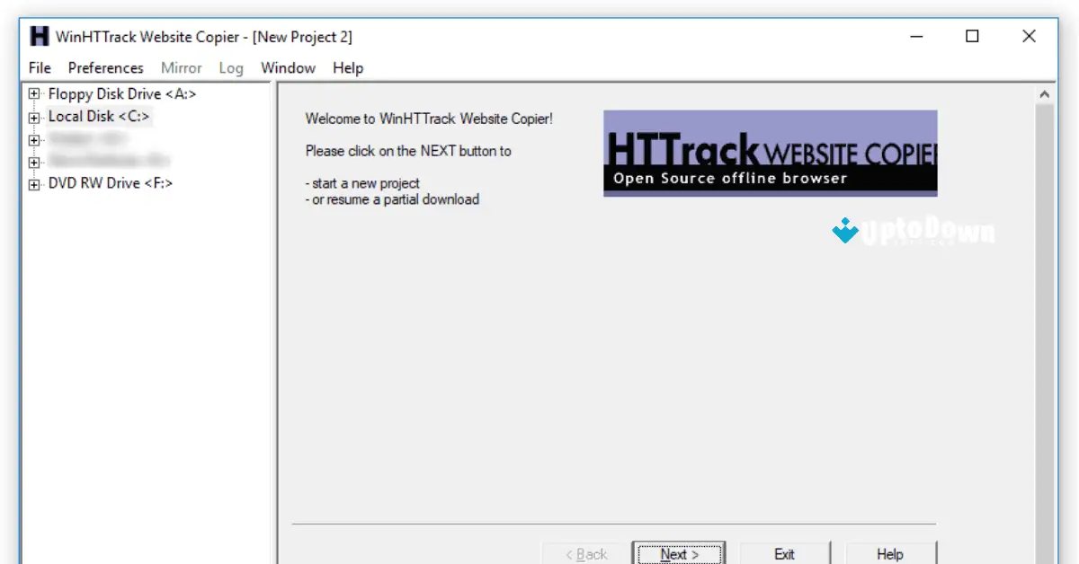 HTTrack Website Copier Download (2025 Latest) screenshot 1