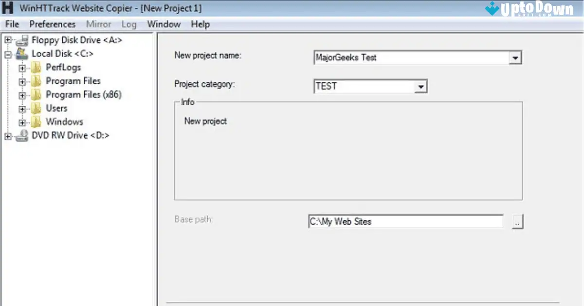 HTTrack Website Copier Download (2025 Latest) screenshot 3