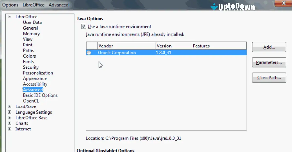 Java Runtime Environment (32-bit) Download (2025 Latest) screenshot 1
