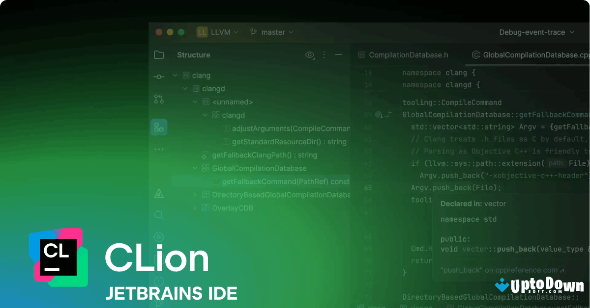 Download JetBrains CLion 2023 for macOSX From Uptodown screenshot 1