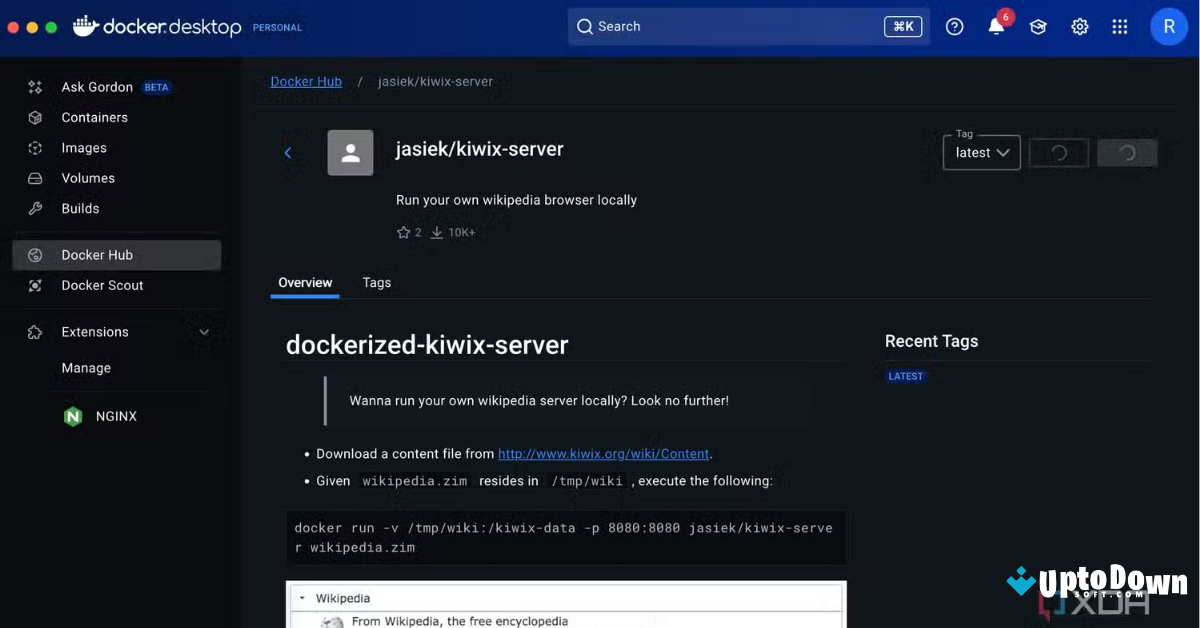Kiwix Download for Mac Uptodown 2026 screenshot 2
