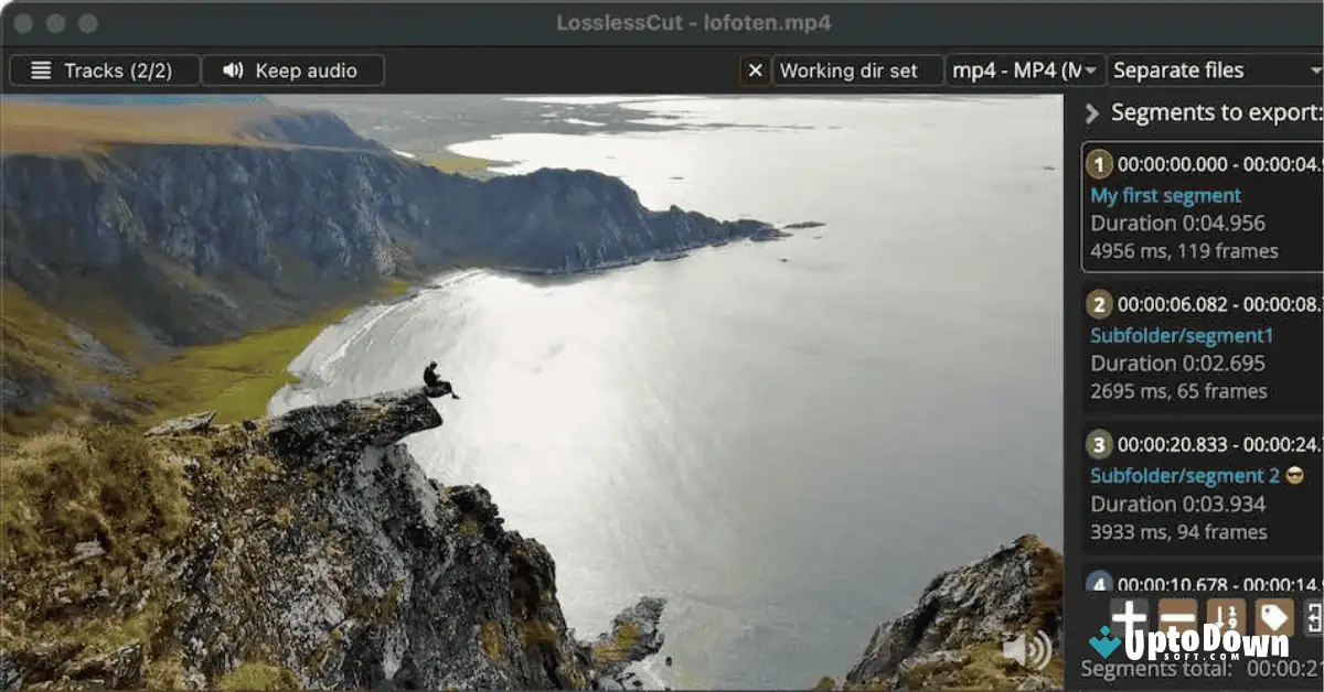 LosslessCut for Mac Download (2025 Latest) screenshot 1