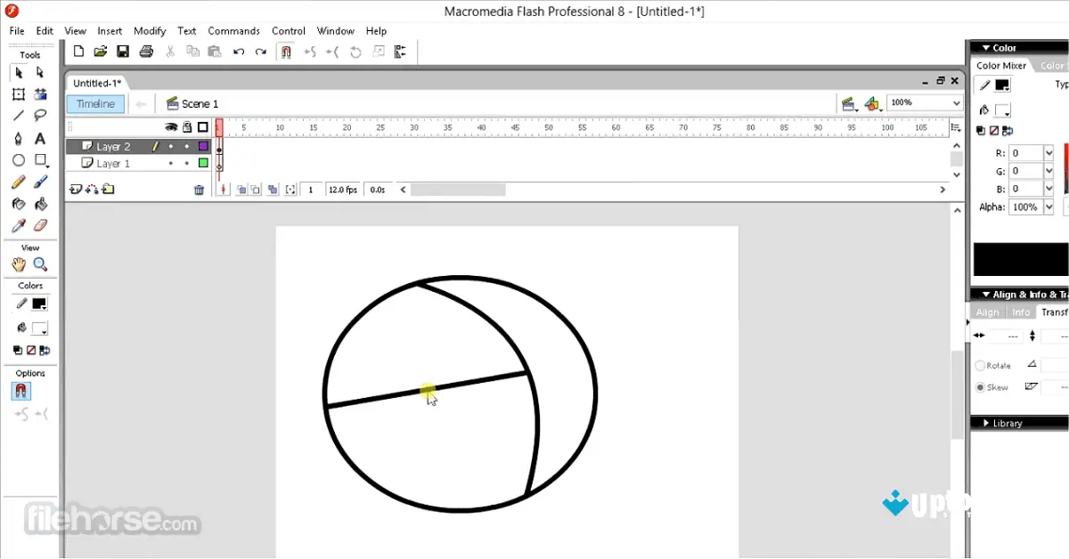 Download Software Macromedia Flash 8 Uptodown screenshot 1