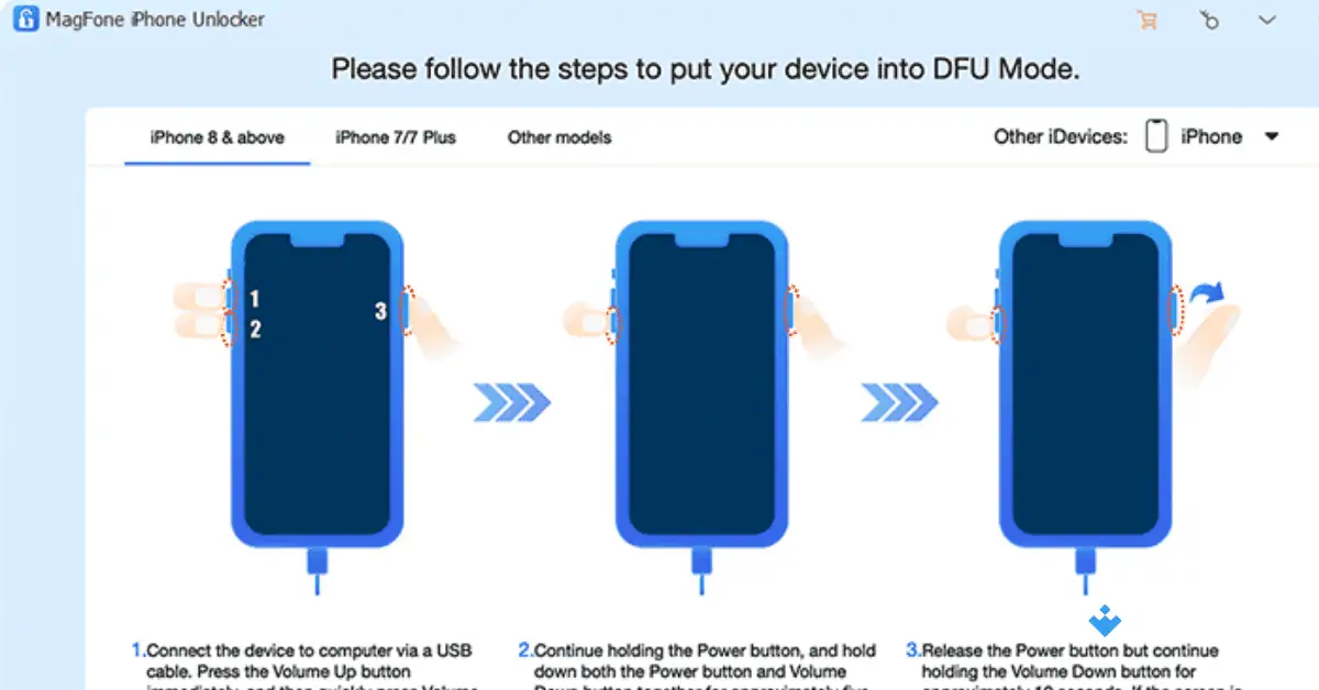 MagFone iPhone Unlocker for Mac Uptodown 2026 screenshot 2