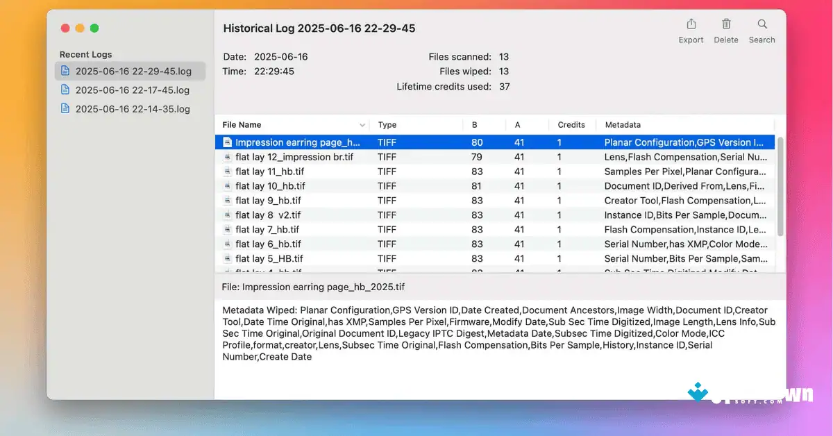 MetaWipe for Mac Uptodown Free Download 2026 screenshot 3