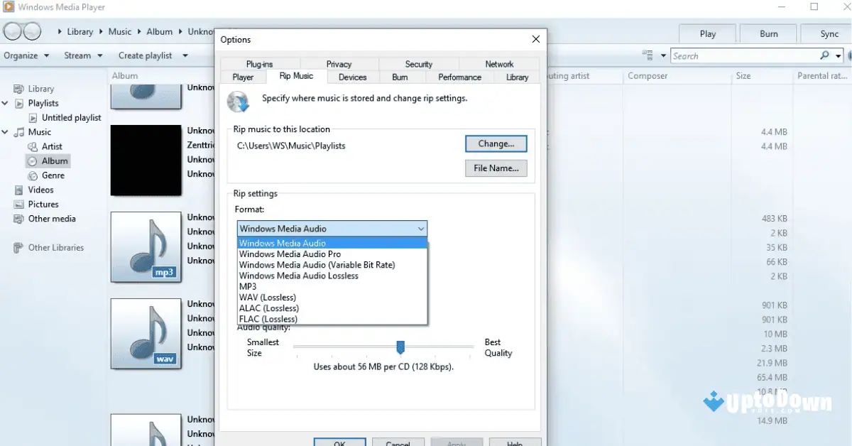 Mp3 WMA Converter Free Uptodown Download screenshot 1