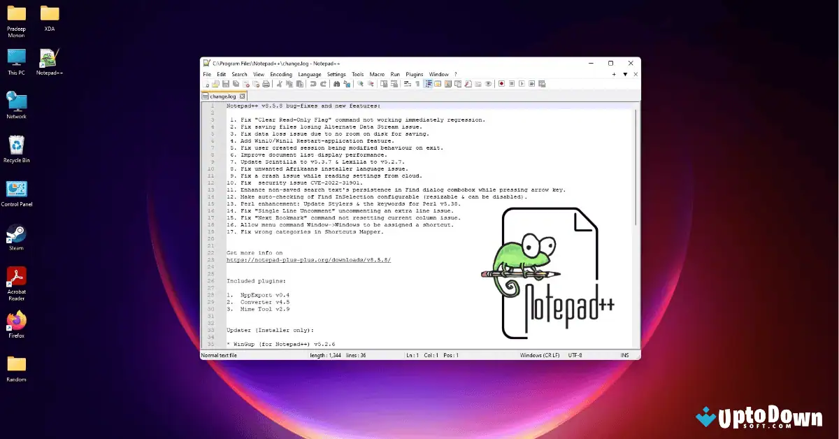 Notepad++ (32-bit) Download (2025 Latest) screenshot 1