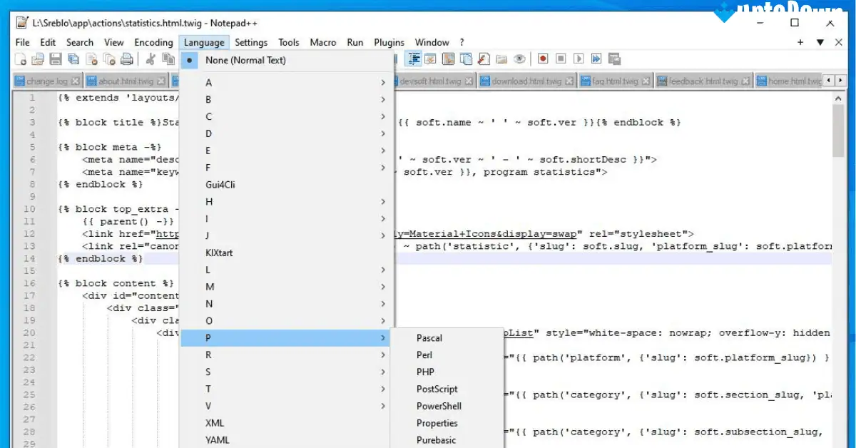 Notepad++ (64-bit) Download (2025 Latest) screenshot 1