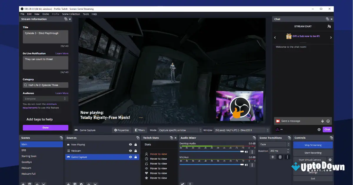 OBS Studio Uptodown Free Download screenshot 3