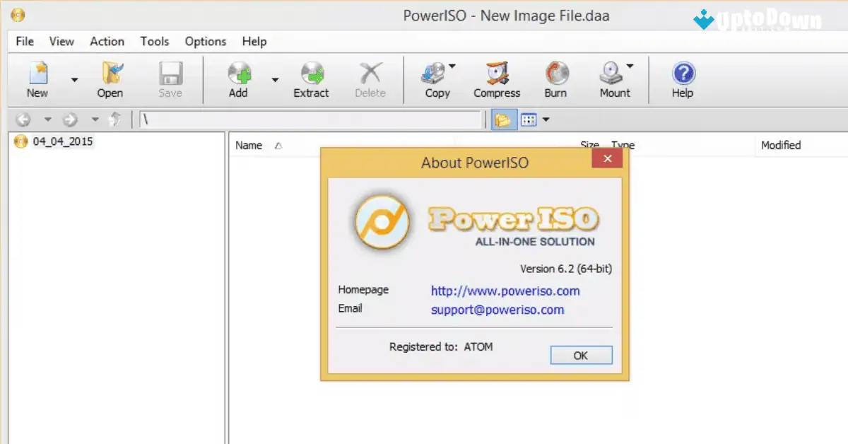 PowerISO (32-bit) Download (2025 Latest) screenshot 1
