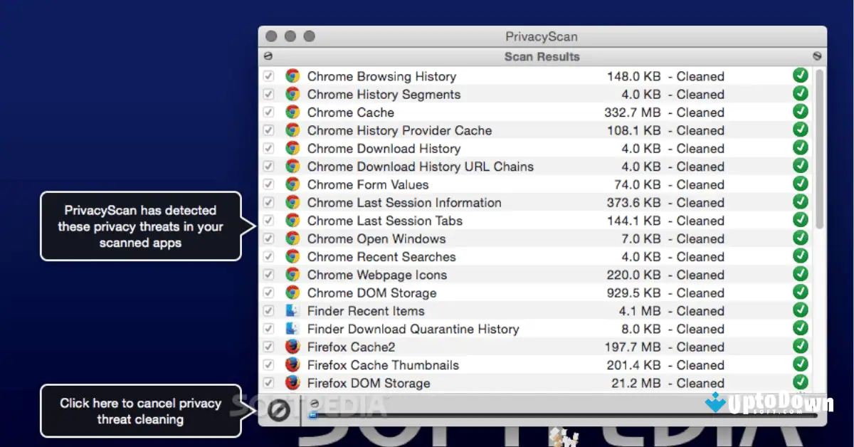 PrivacyScan for Mac Uptodown Free Download 2026 screenshot 1
