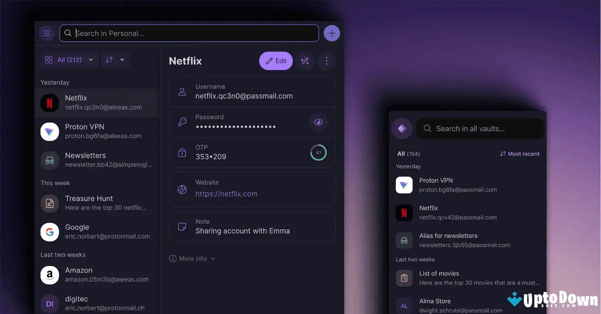 Proton Pass for Mac Download (2026 Latest) screenshot 2