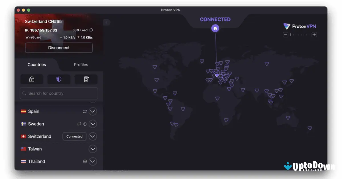 Proton VPN for Mac Download (2025 Latest) screenshot 3