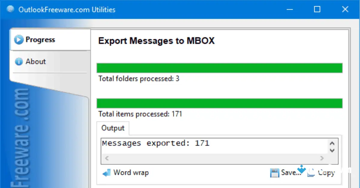 PST to Mbox Converter Download Uptodown screenshot 2