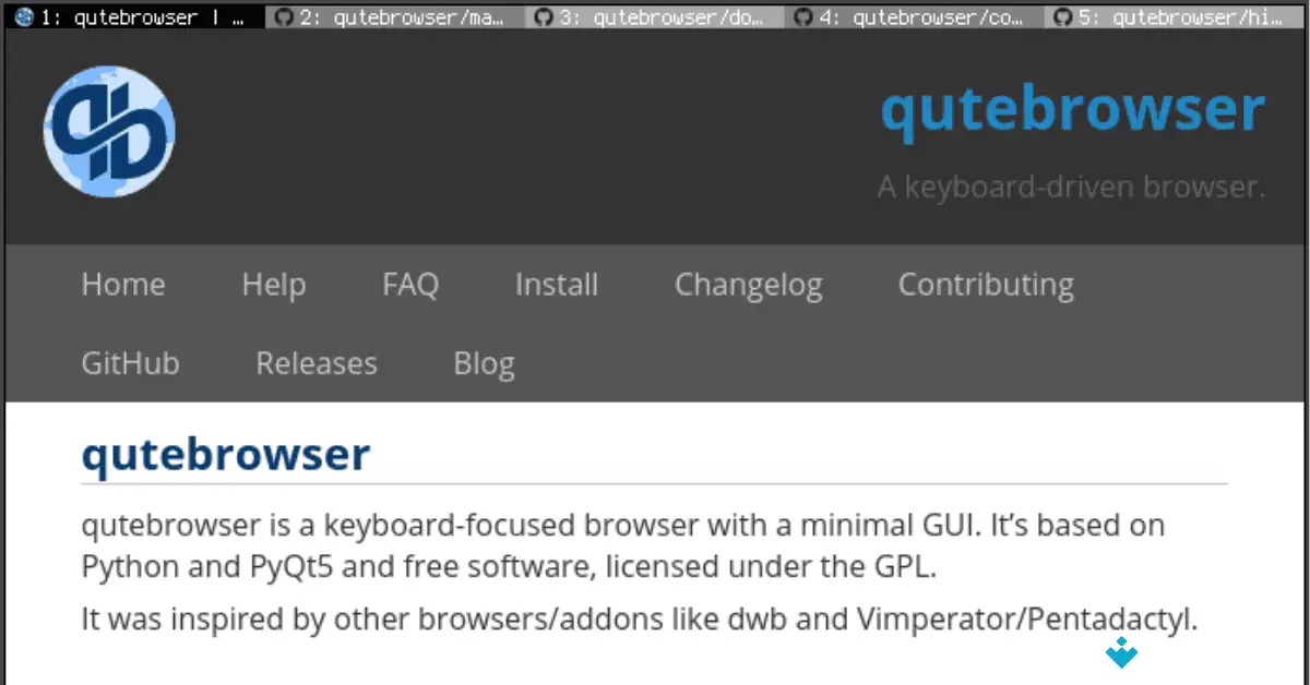 Qutebrowser for Mac Download (2026 Latest) screenshot 1