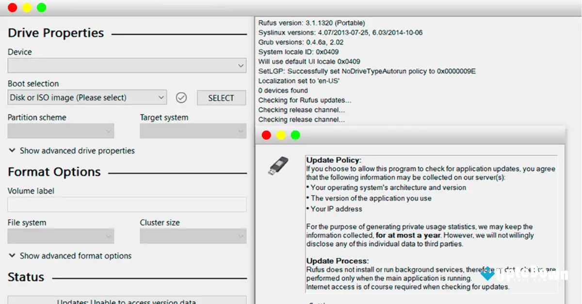 Rufus Software for Mac Download Uptodown 2026 screenshot 1