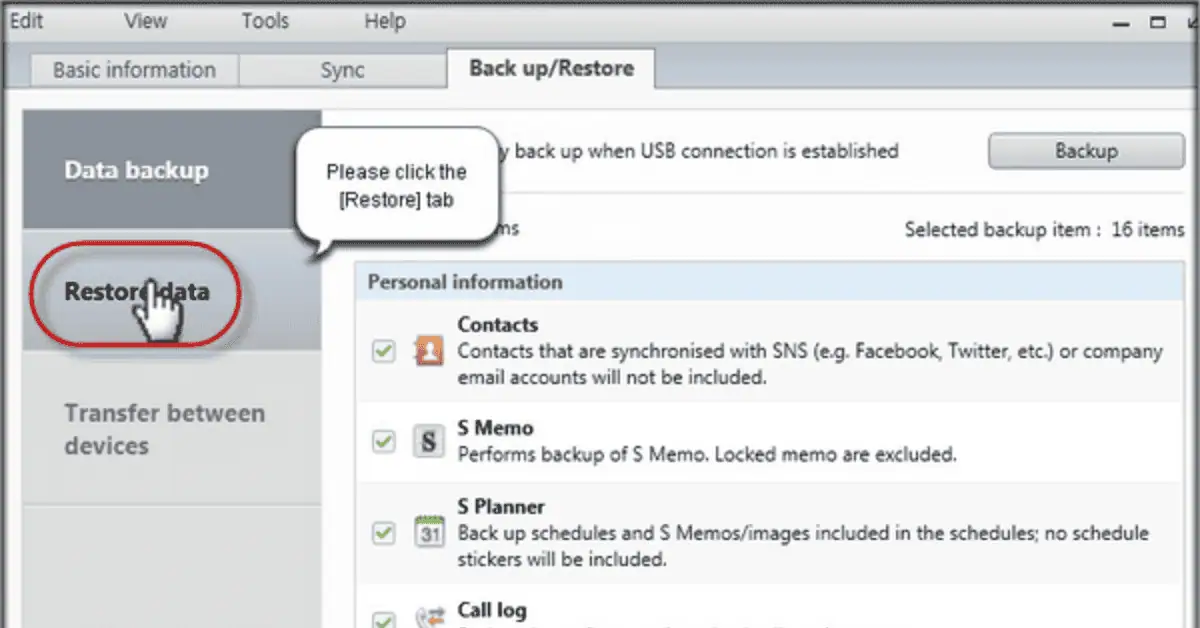 Samsung Kies Download (2025 Latest) screenshot 2