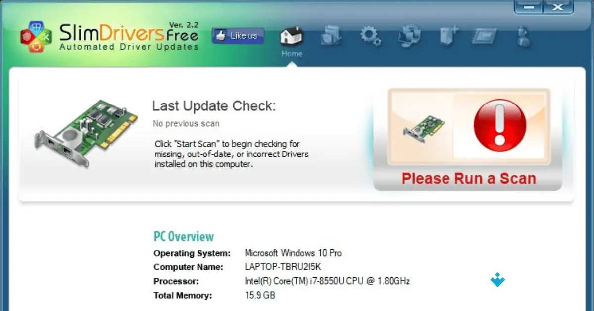 Slim Driver for PC Uptodown Free Download screenshot 2