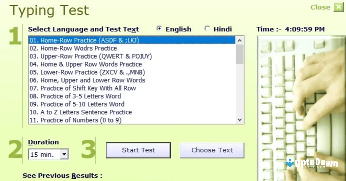 Sonma Typing Tutor Free Download Uptodown screenshot 1
