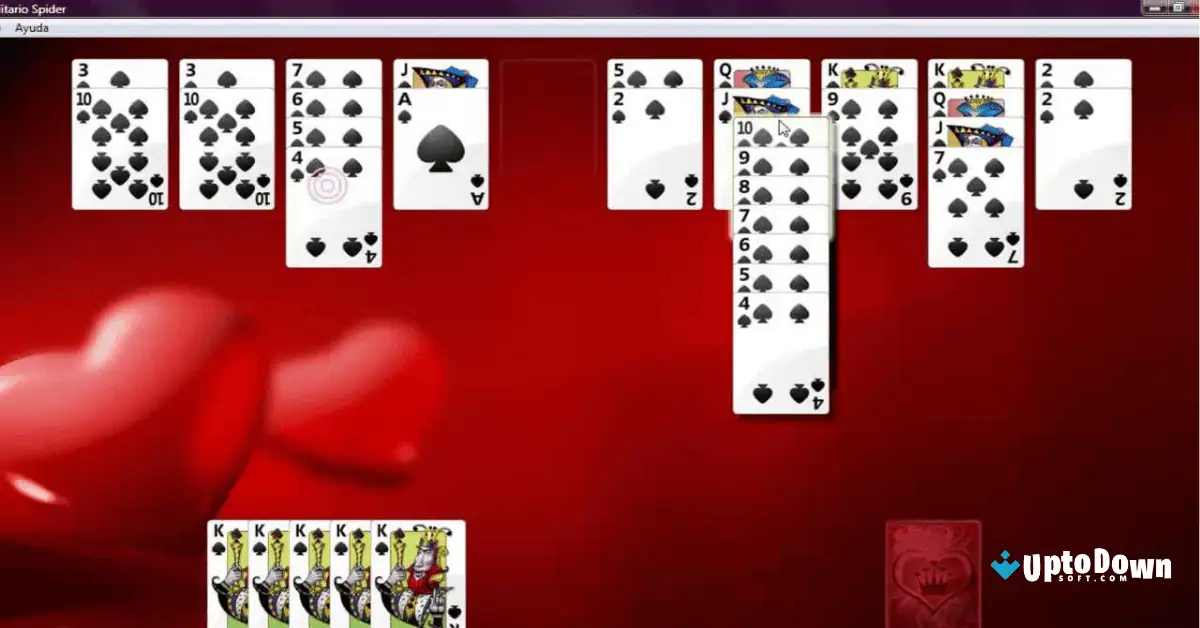 Spider Solitaire Free Download for Windows 7 Uptodown screenshot 2