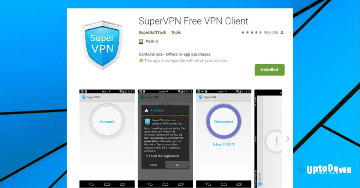 Super VPN Download for PC Free fro Uptodown screenshot 1