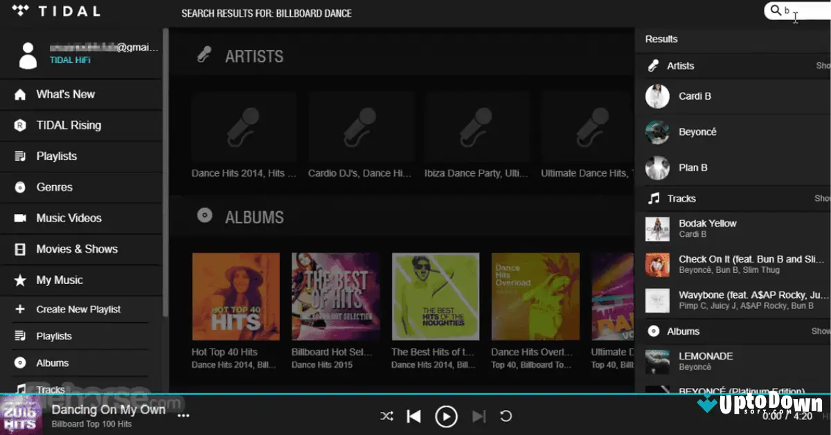 TIDAL Desktop for Mac Download Uptodown 2026 screenshot 1