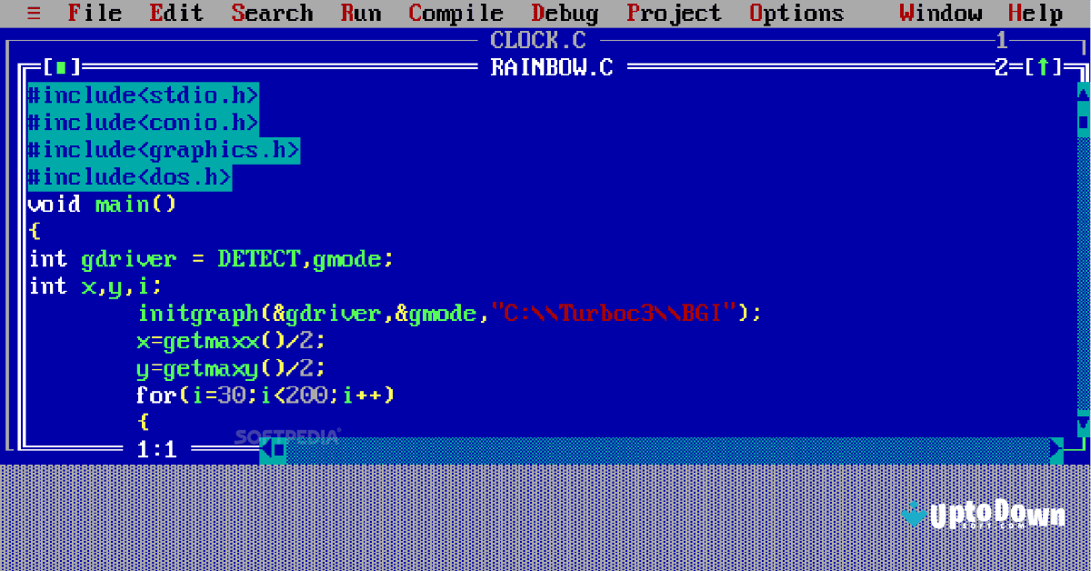 Turbo C++ for windows 7 Uptodown Free Download screenshot 2