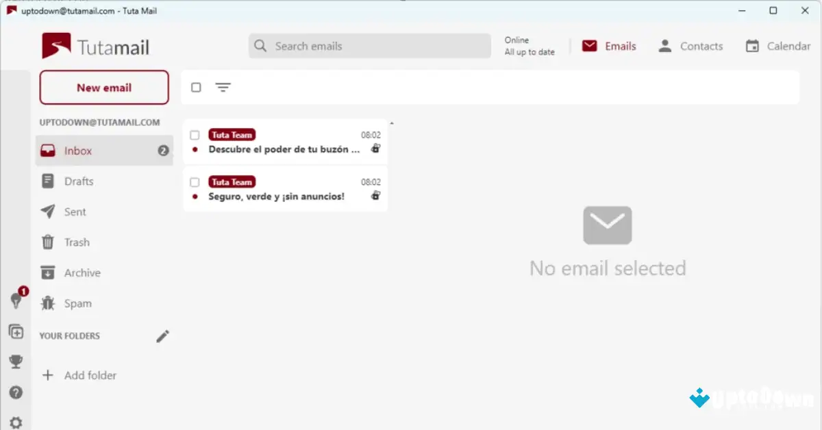 Tutal Mail for Mac Download Uptodown 2026 screenshot 1