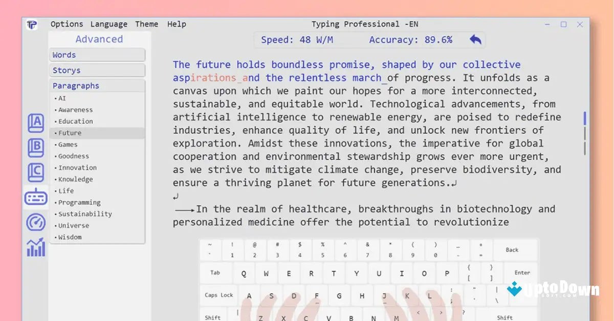 Typing Pro Download for PC Uptodown 2026 screenshot 2