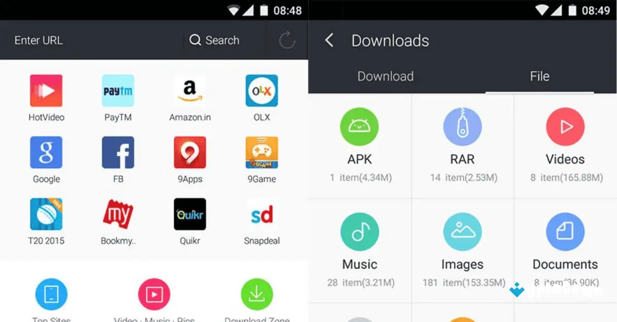 UC Browser Uptodown Free Download 2026 screenshot 1