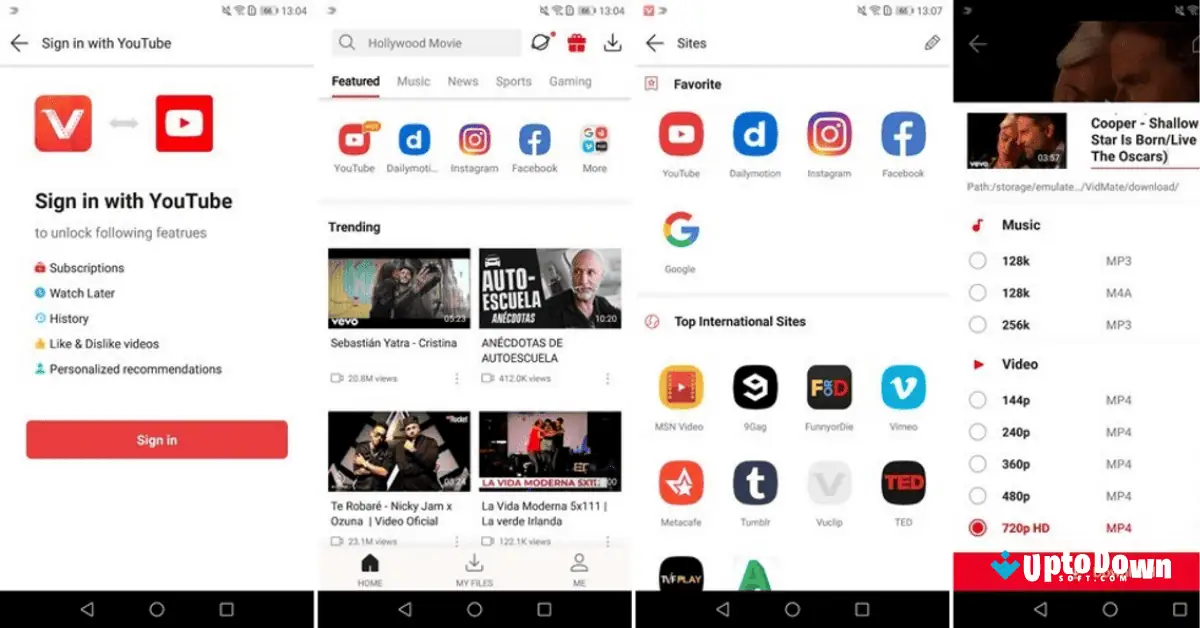 Vidmate Uptodown 5.3 Free Download 2026 screenshot 1