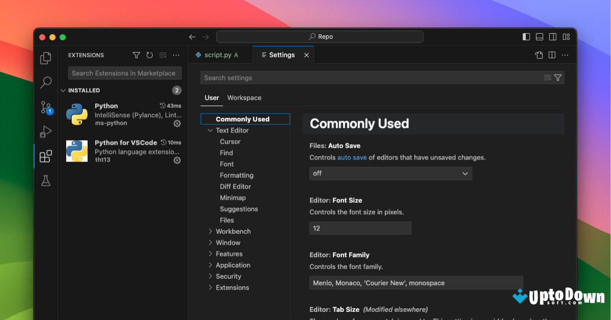 VSCodium for Mac Download Uptodown 2026 screenshot 1