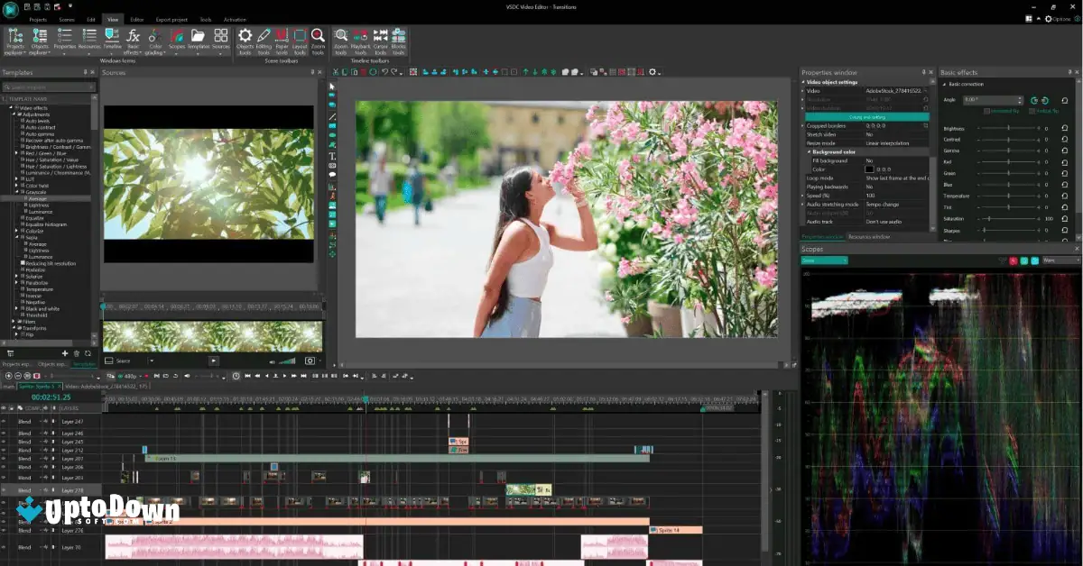 VSDC Free Video Editor (64-bit) Download (2025 Latest) screenshot 1