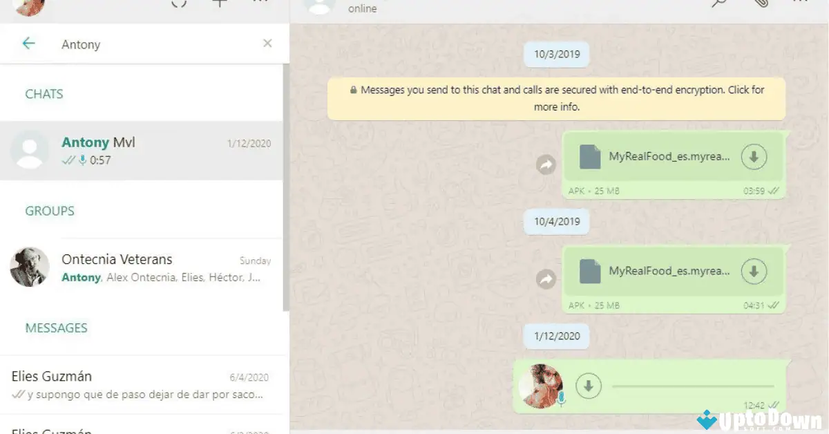 Download Whatsapp for PC Free from Uptodown in 2026 screenshot 3