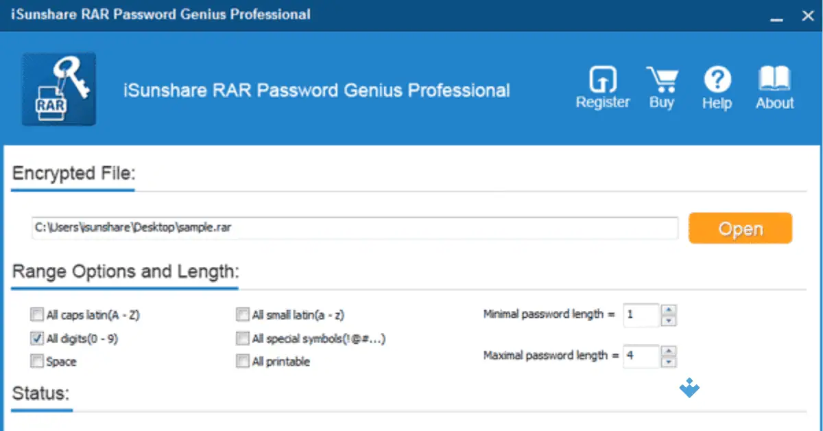 Winrar Password Remover Uptodown Free Download screenshot 2