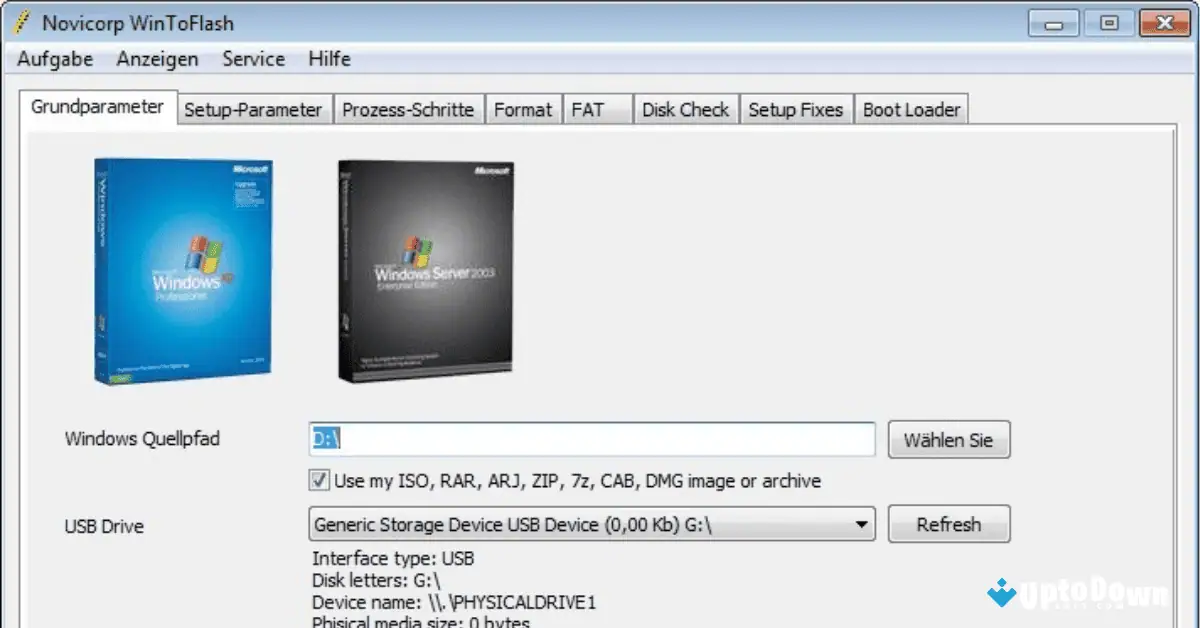 WinToFlash Download (2025 Latest) screenshot 1