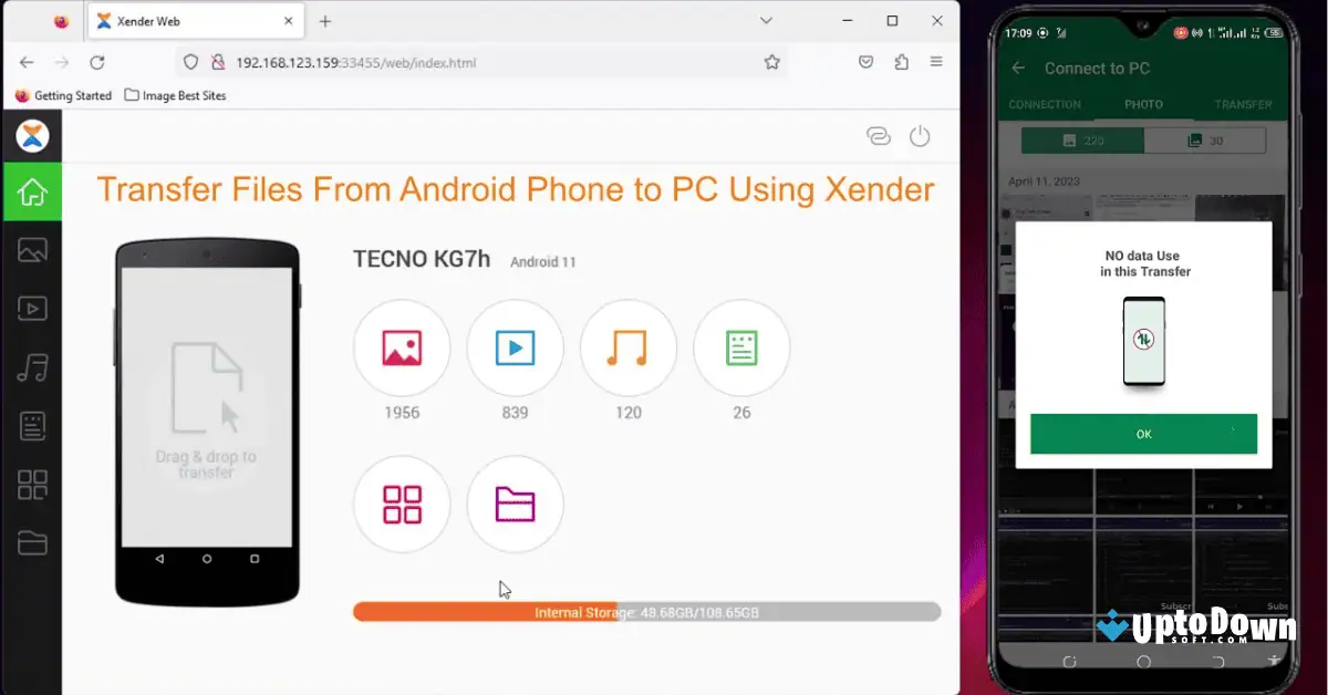 Xender Web for PC Free Download Uptodown screenshot 1